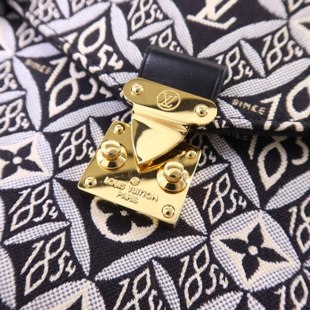 LOUIS VUITTON Pochette Metis M57272 兩用包 帆布 黑色 / 白色 帆布 中古品A - 縮圖 10