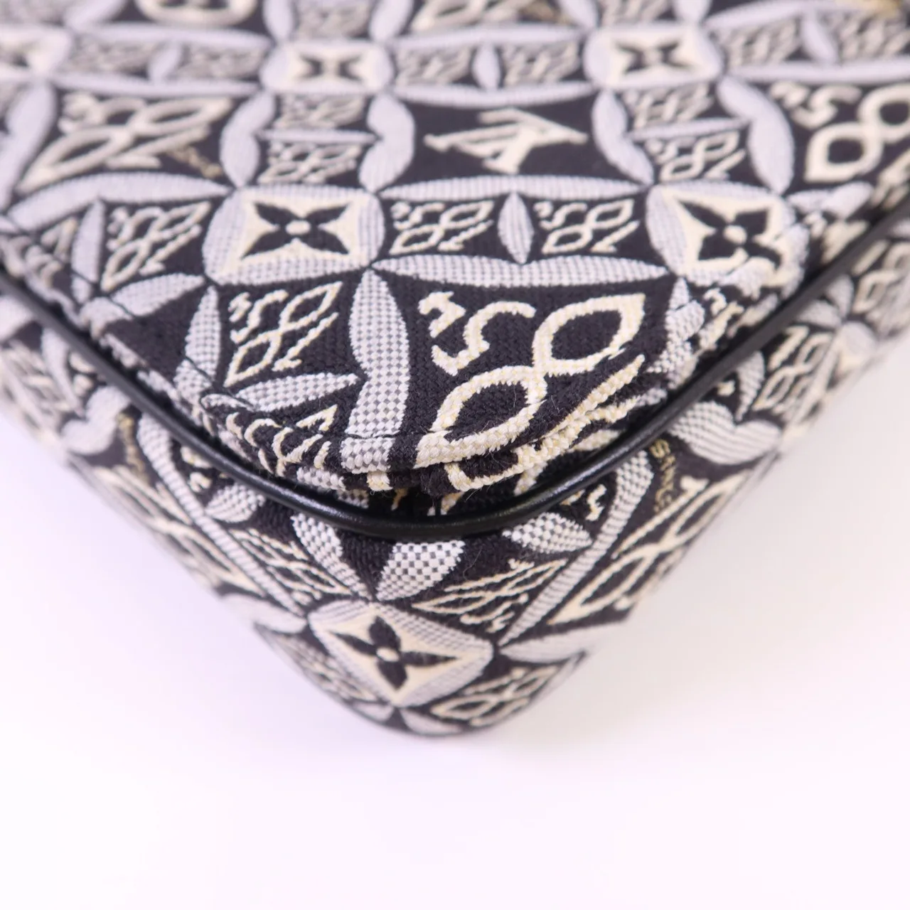 LOUIS VUITTON Pochette Metis M57272 兩用包 帆布 黑色 / 白色 帆布 中古品A - 縮圖 14