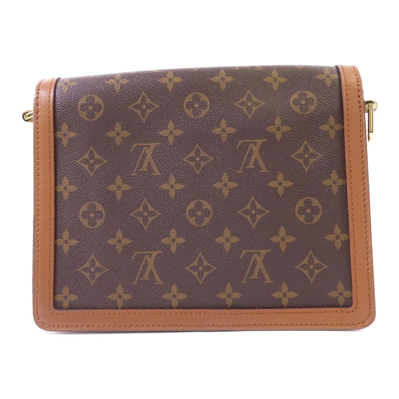LOUIS VUITTON Dauphine M45958 Shoulder Bag Coated Canvas 棕色 Coated Canvas Rank A - Thumbnail 2