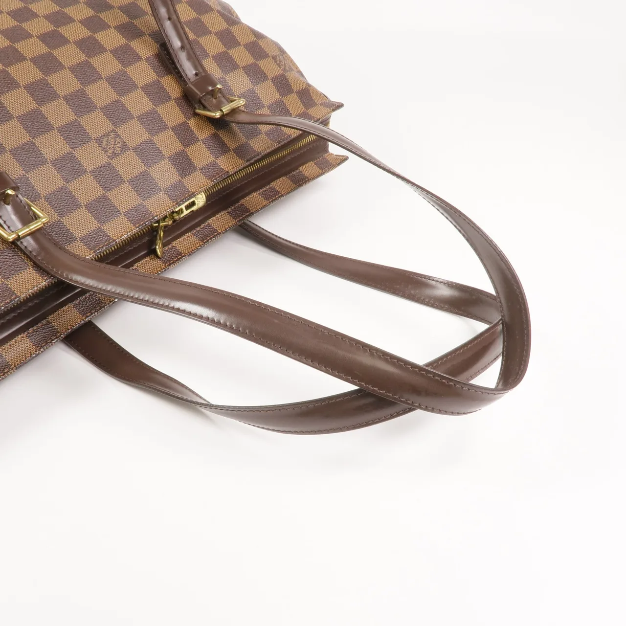 LOUIS VUITTON Chelsea N51119 托特包 塗層帆布 棕色 塗層帆布 中古品B - 縮圖 8