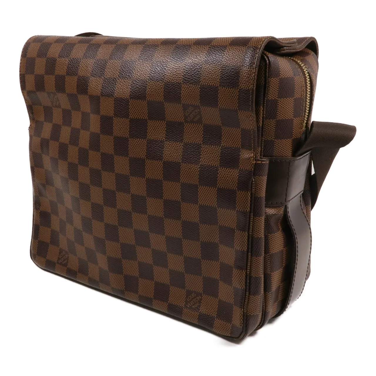 LOUIS VUITTON Naviglio N45255 肩背包 塗層帆布 棕色 / Brown 塗層帆布 中古品A - 縮圖 2