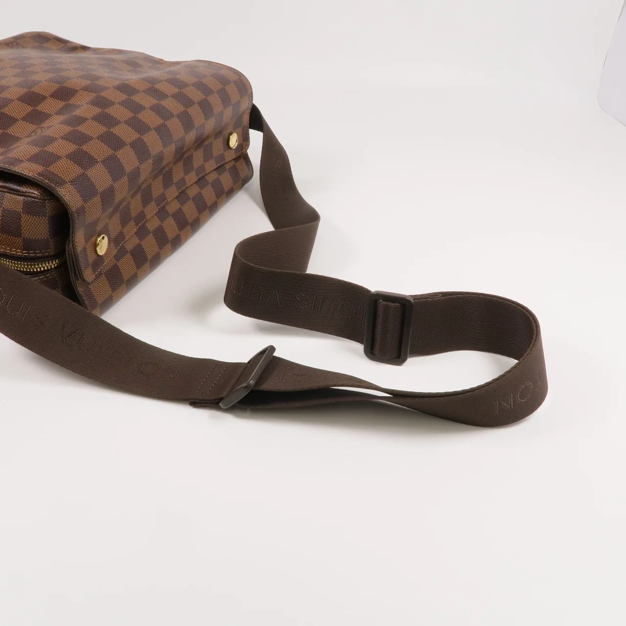 LOUIS VUITTON Naviglio N45255 肩背包 塗層帆布 棕色 / Brown 塗層帆布 中古品A - 縮圖 8