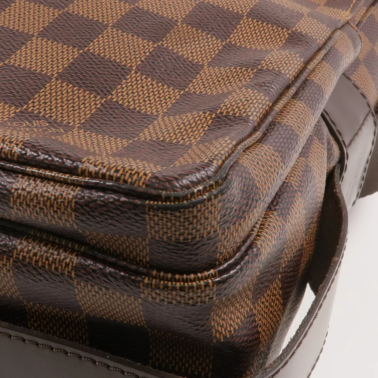 LOUIS VUITTON Naviglio N45255 肩背包 塗層帆布 棕色 / Brown 塗層帆布 中古品A - 縮圖 11