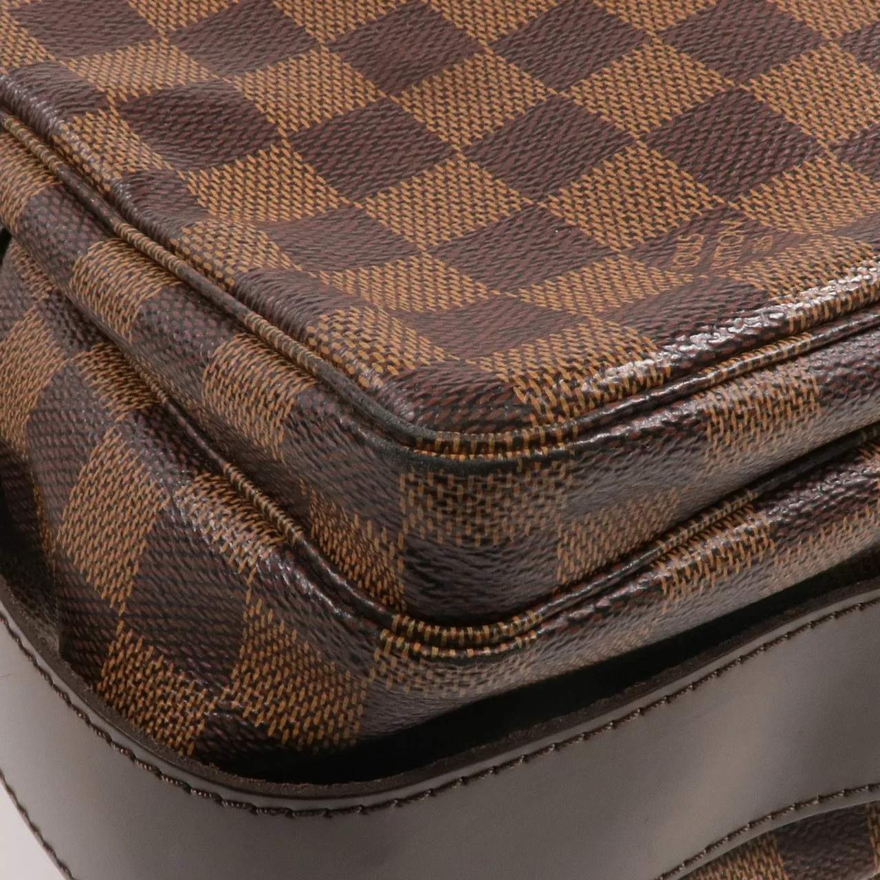 LOUIS VUITTON Naviglio N45255 肩背包 塗層帆布 棕色 / Brown 塗層帆布 中古品A - 縮圖 12