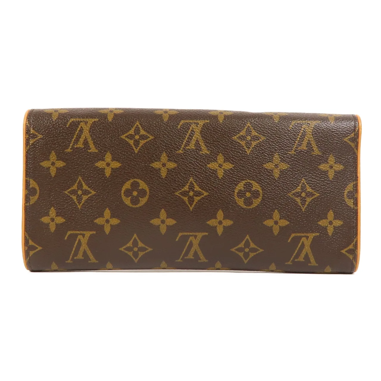 LOUIS VUITTON Pochette Twin M51852 Shoulder Bag Coated Canvas 棕色 / Brown Coated Canvas Rank B - Thumbnail 2