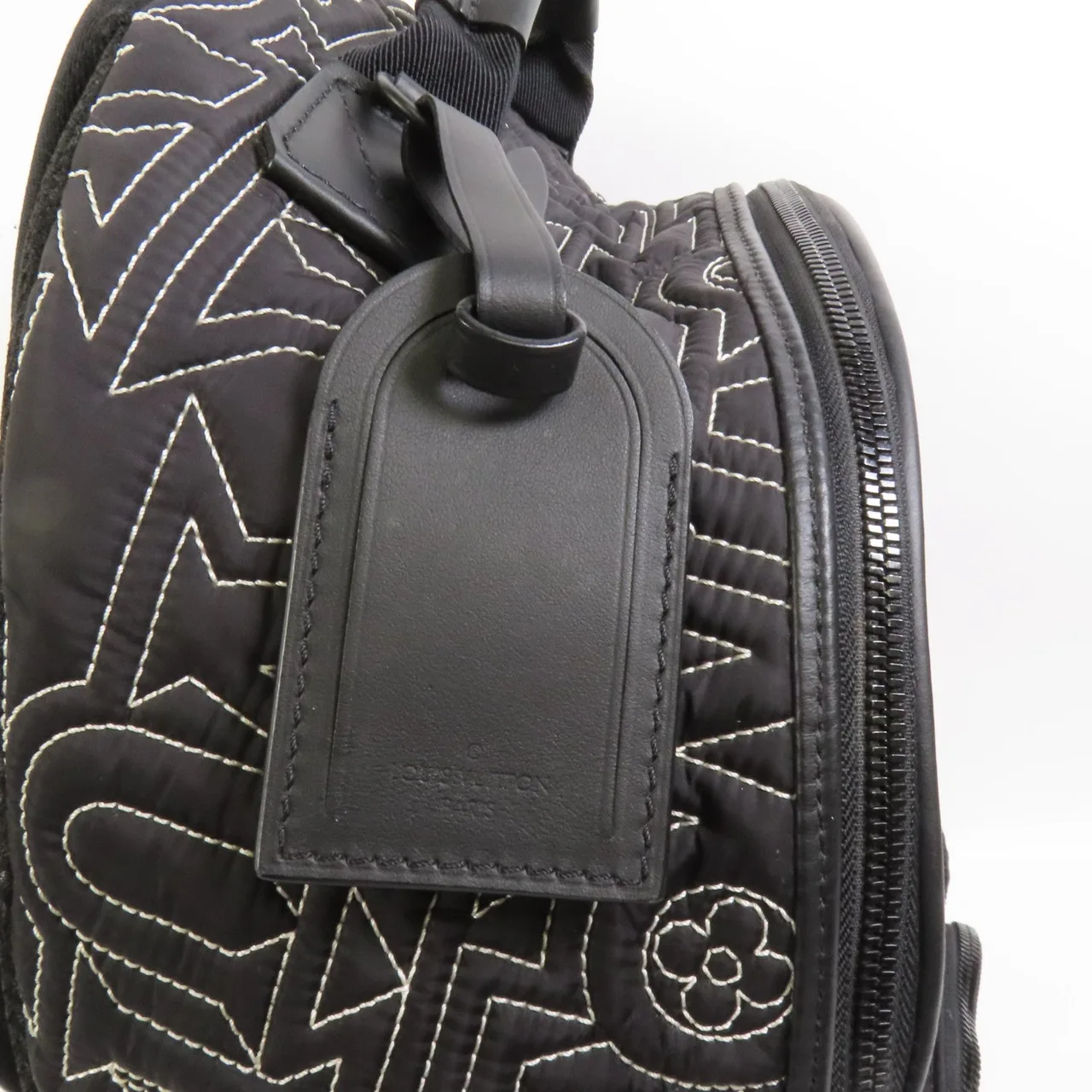 LOUIS VUITTON M21426 背包 尼龍 黑色 / 白色 / Black 尼龍 中古品B - 縮圖 7