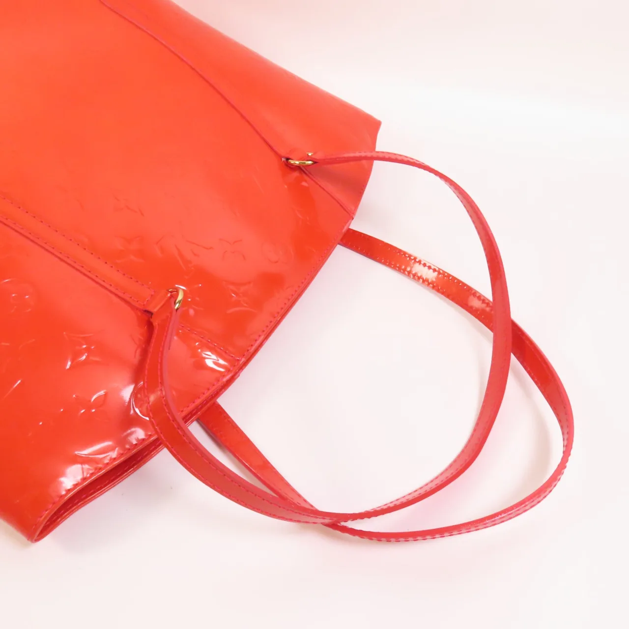 LOUIS VUITTON M91726 手提包 皮革 紅色 / Red 皮革 中古品B - 縮圖 6