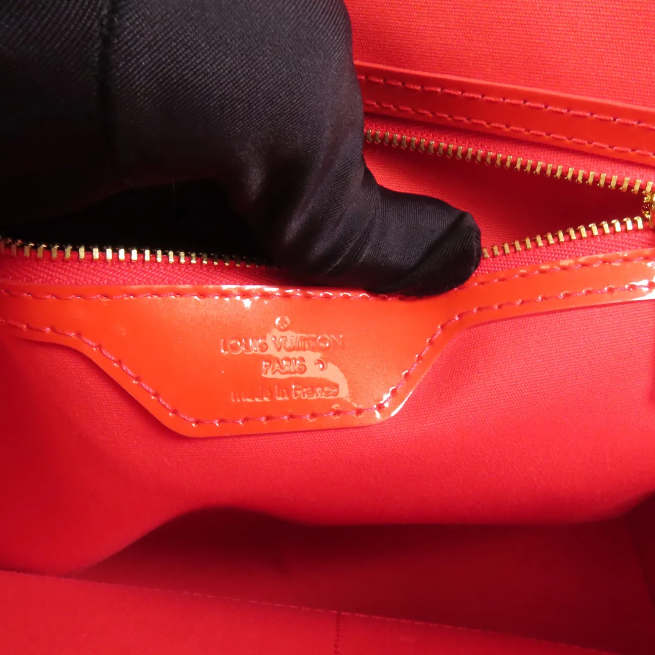 LOUIS VUITTON M91726 手提包 皮革 紅色 / Red 皮革 中古品B - 縮圖 8