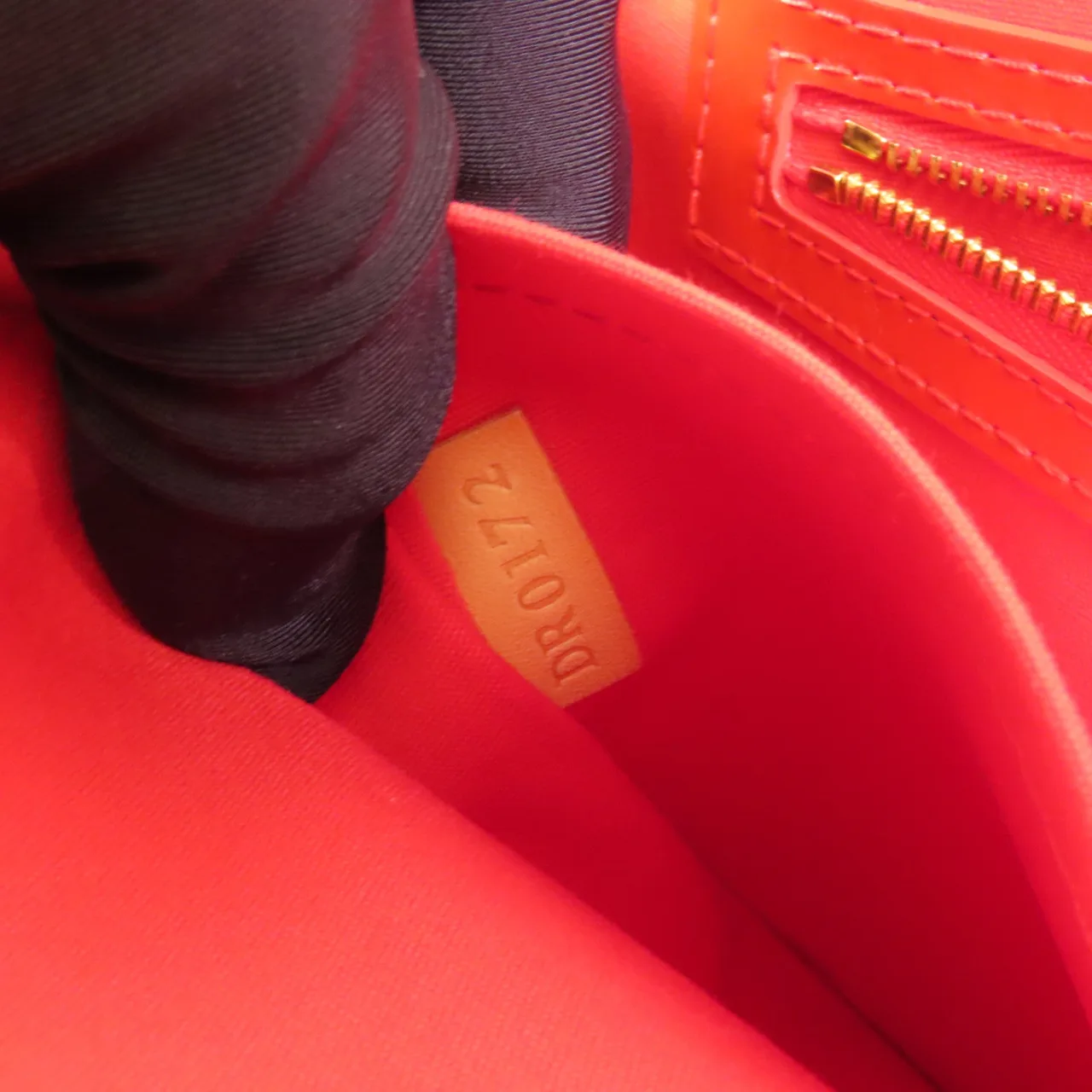 LOUIS VUITTON M91726 手提包 皮革 紅色 / Red 皮革 中古品B - 縮圖 9