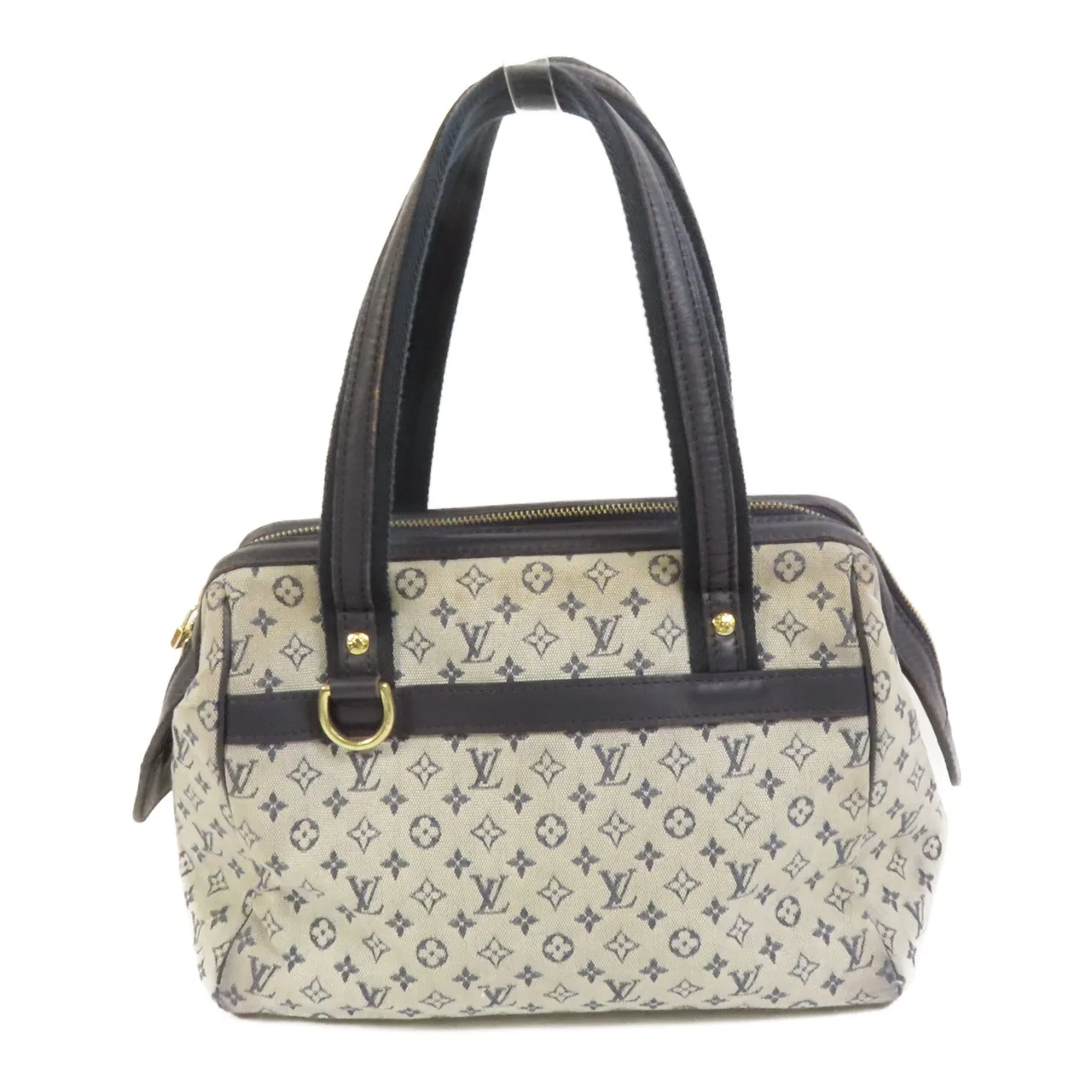 LOUIS VUITTON Josephine M92214 手提包 帆布 藍色 / Blue 帆布 中古品B - 縮圖 2
