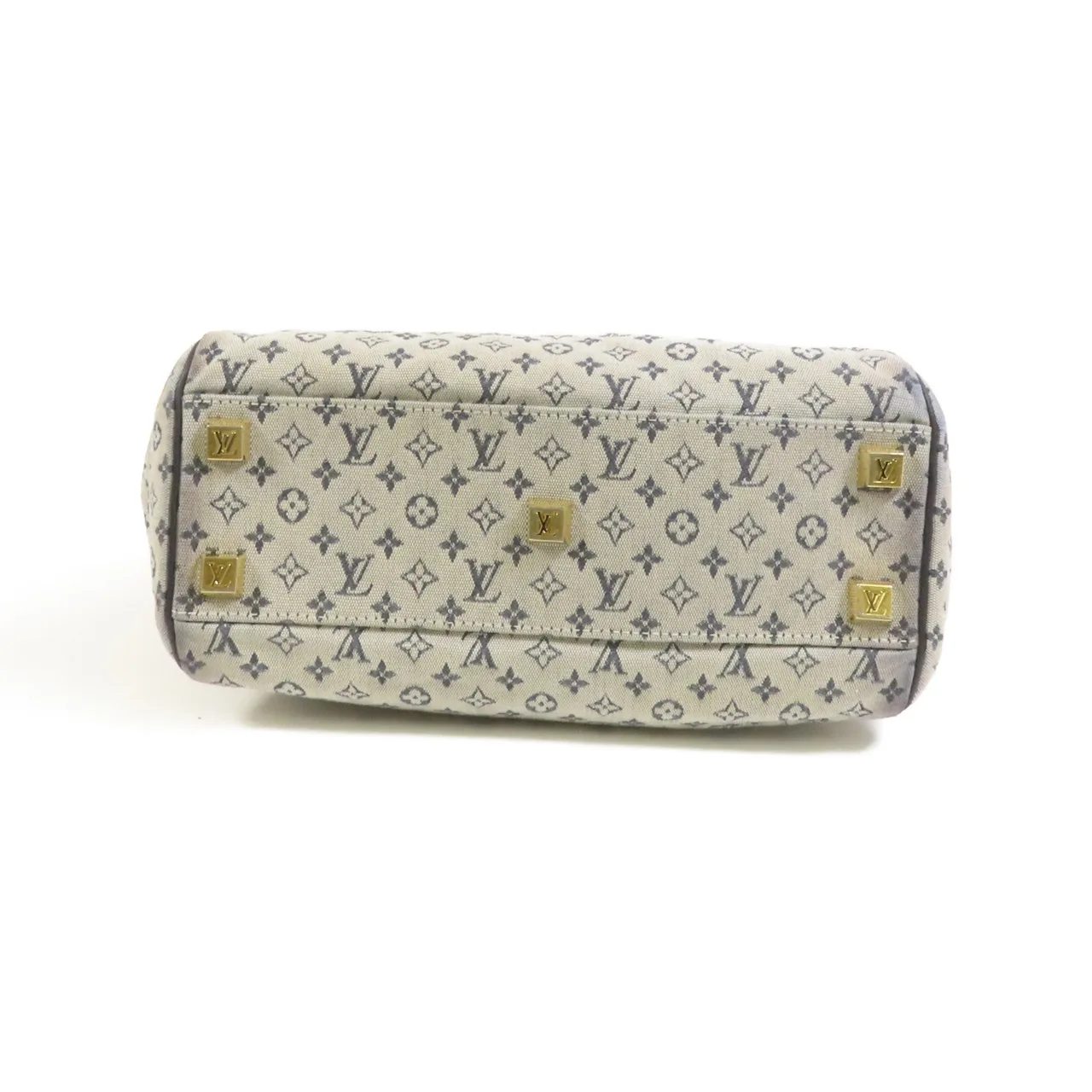 LOUIS VUITTON Josephine M92214 手提包 帆布 藍色 / Blue 帆布 中古品B - 縮圖 4