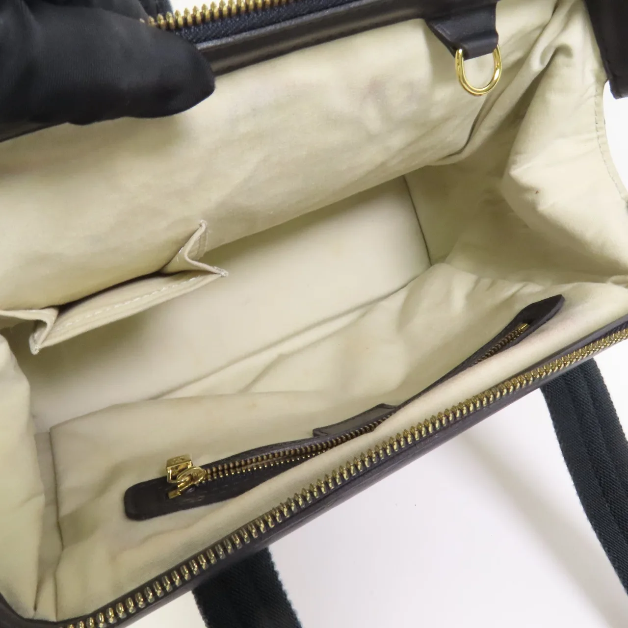 LOUIS VUITTON Josephine M92214 手提包 帆布 藍色 / Blue 帆布 中古品B - 縮圖 8