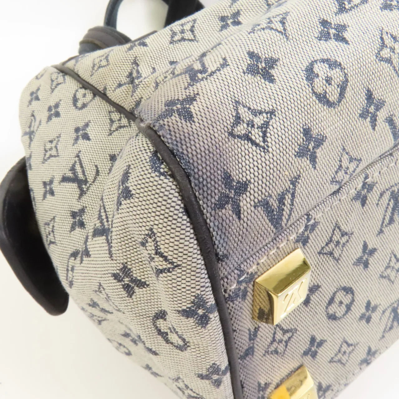 LOUIS VUITTON Josephine M92214 手提包 帆布 藍色 / Blue 帆布 中古品B - 縮圖 12