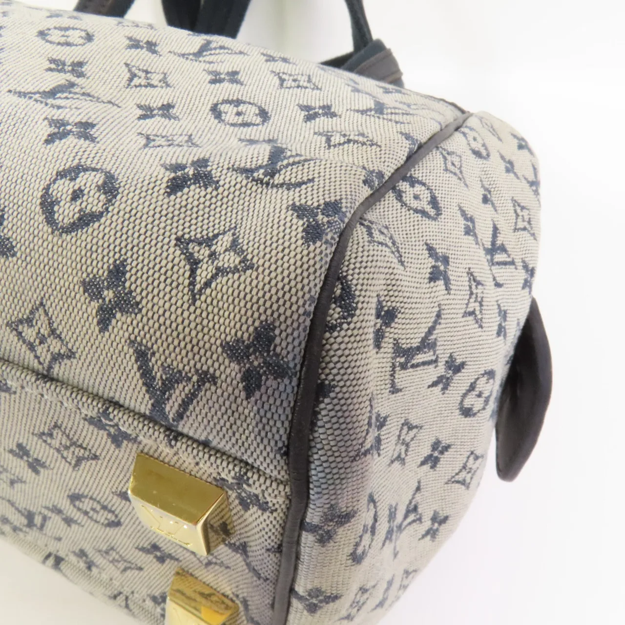 LOUIS VUITTON Josephine M92214 手提包 帆布 藍色 / Blue 帆布 中古品B - 縮圖 13