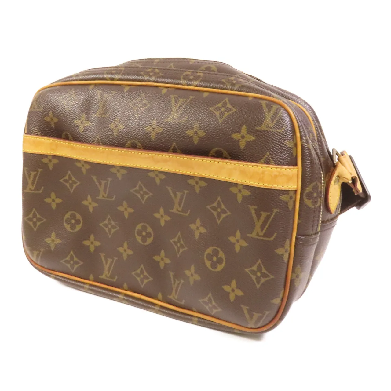 LOUIS VUITTON Reporter M45254 肩背包 塗層帆布 棕色 / Brown 塗層帆布 中古品B - 縮圖 3