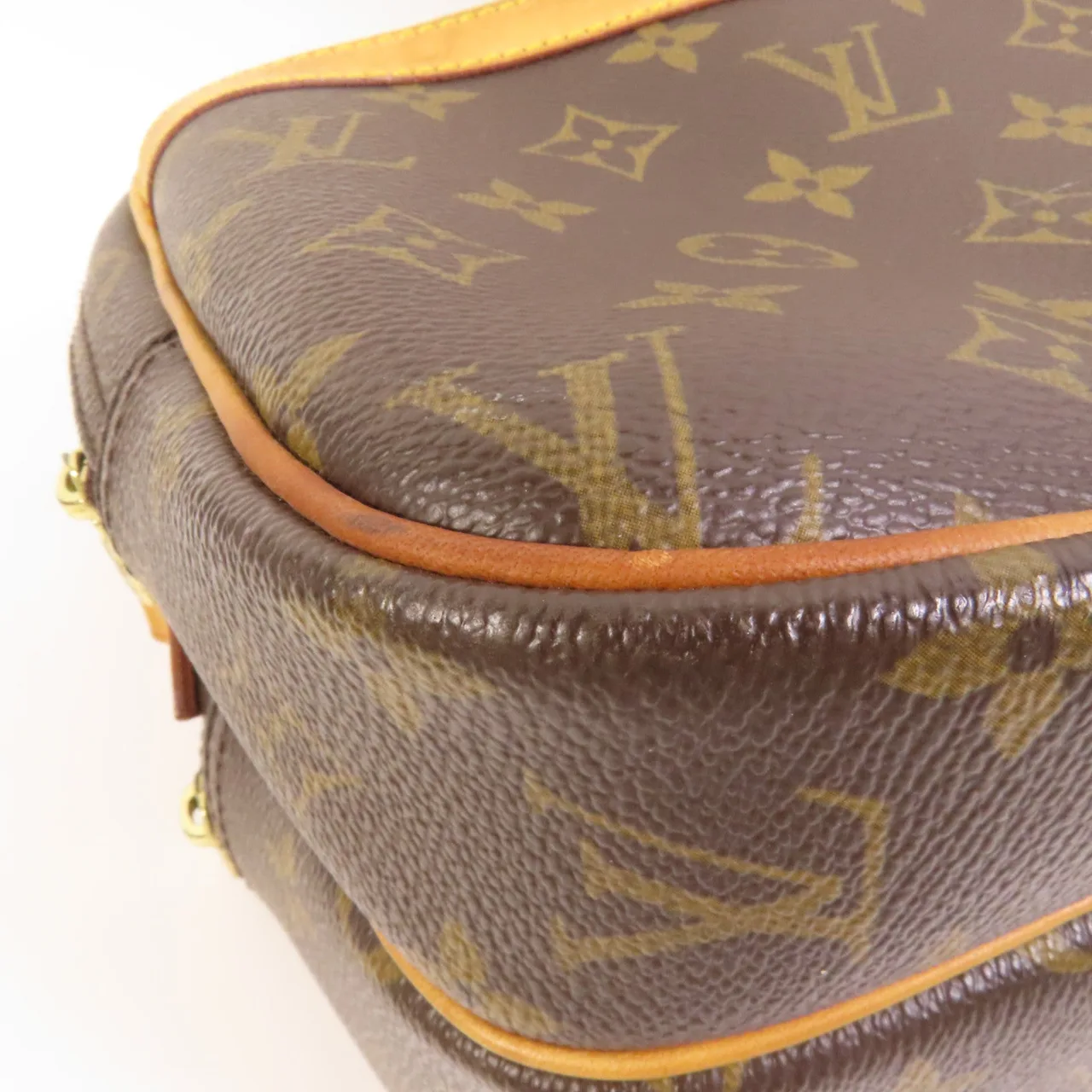 LOUIS VUITTON Reporter M45254 肩背包 塗層帆布 棕色 / Brown 塗層帆布 中古品B - 縮圖 11
