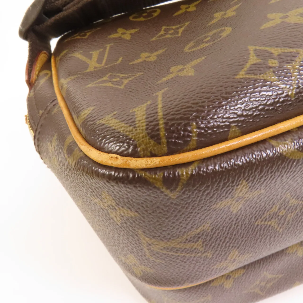 LOUIS VUITTON Reporter M45254 肩背包 塗層帆布 棕色 / Brown 塗層帆布 中古品B - 縮圖 14