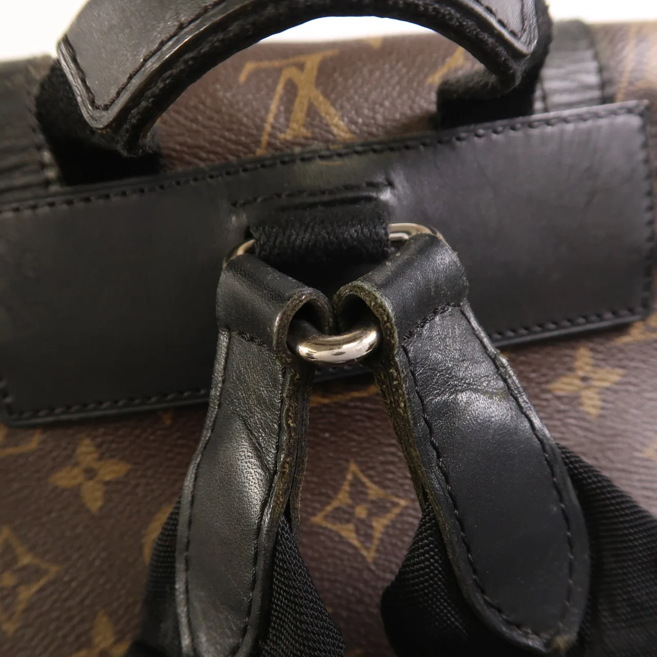 LOUIS VUITTON Christopher M43735 背包 塗層帆布 棕色 / Black 塗層帆布 中古品B - 縮圖 13
