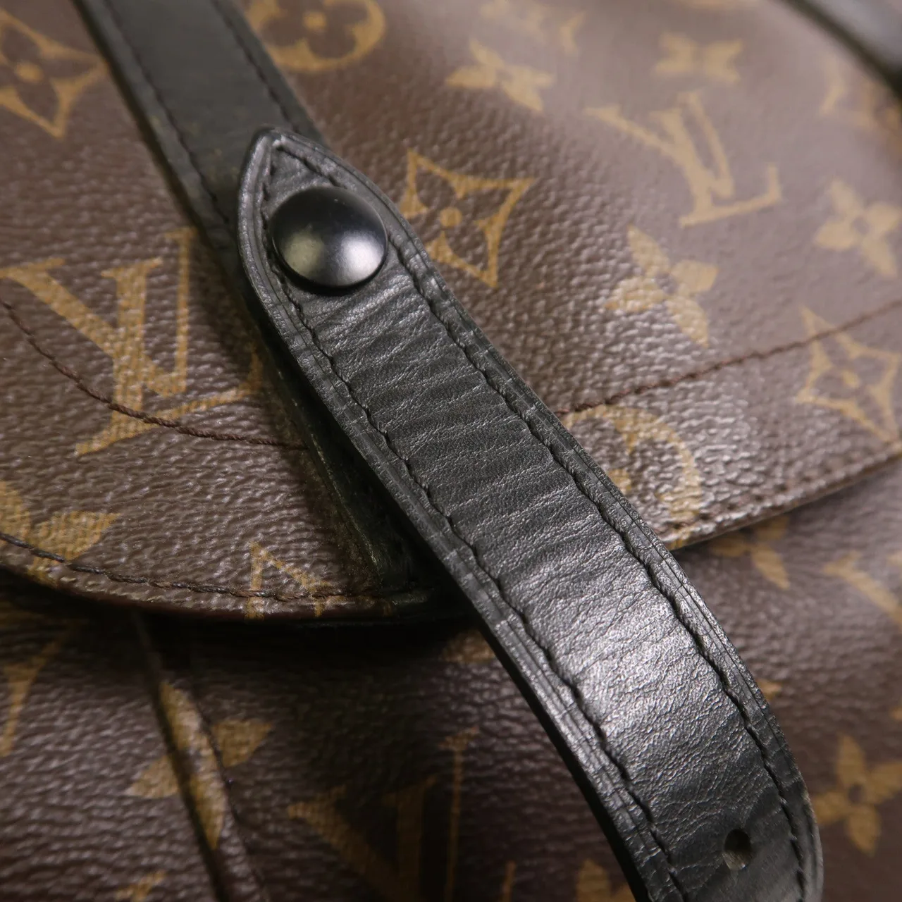 LOUIS VUITTON Christopher M43735 背包 塗層帆布 棕色 / Black 塗層帆布 中古品B - 縮圖 17