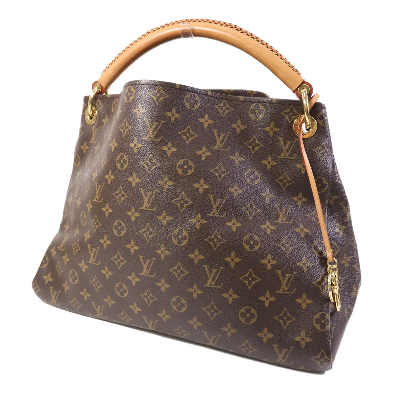 LOUIS VUITTON Artsy M40249 Shoulder Bag Coated Canvas 棕色 Coated Canvas Rank A - Thumbnail 2