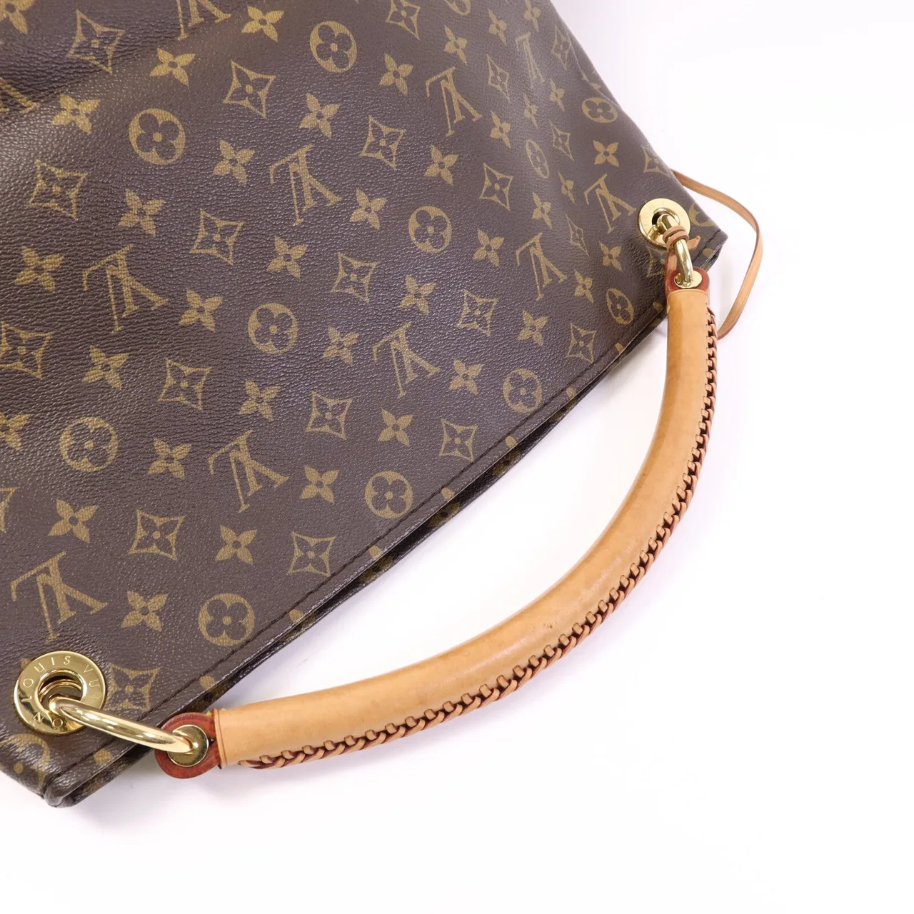 LOUIS VUITTON Artsy M40249 Shoulder Bag Coated Canvas 棕色 Coated Canvas Rank A - Thumbnail 8