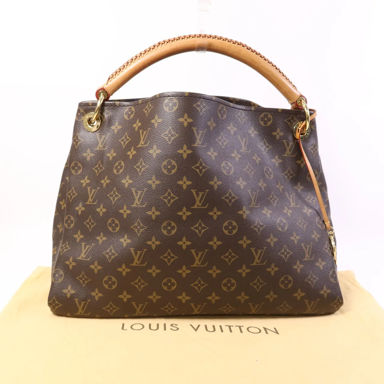 LOUIS VUITTON Artsy M40249 Shoulder Bag Coated Canvas 棕色 Coated Canvas Rank A - Thumbnail 9