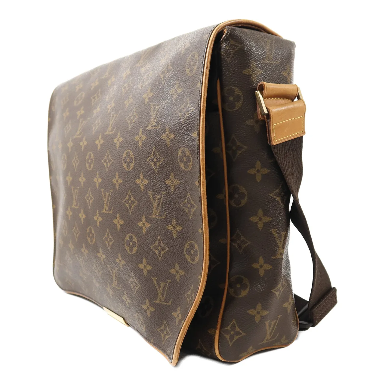 LOUIS VUITTON Abbesses M45257 Shoulder Bag Coated Canvas 棕色 / Brown Coated Canvas Rank B - Thumbnail 3