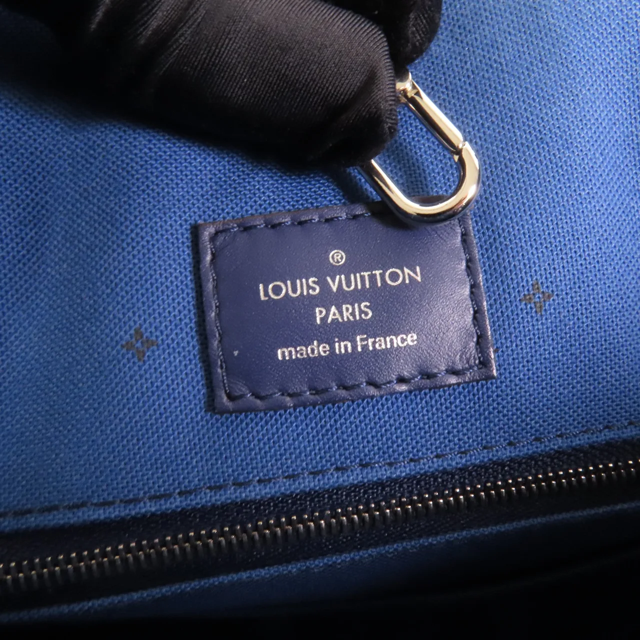 LOUIS VUITTON OnTheGo M45120 兩用包 塗層帆布 藍色 / Blue 塗層帆布 中古品A - 縮圖 7