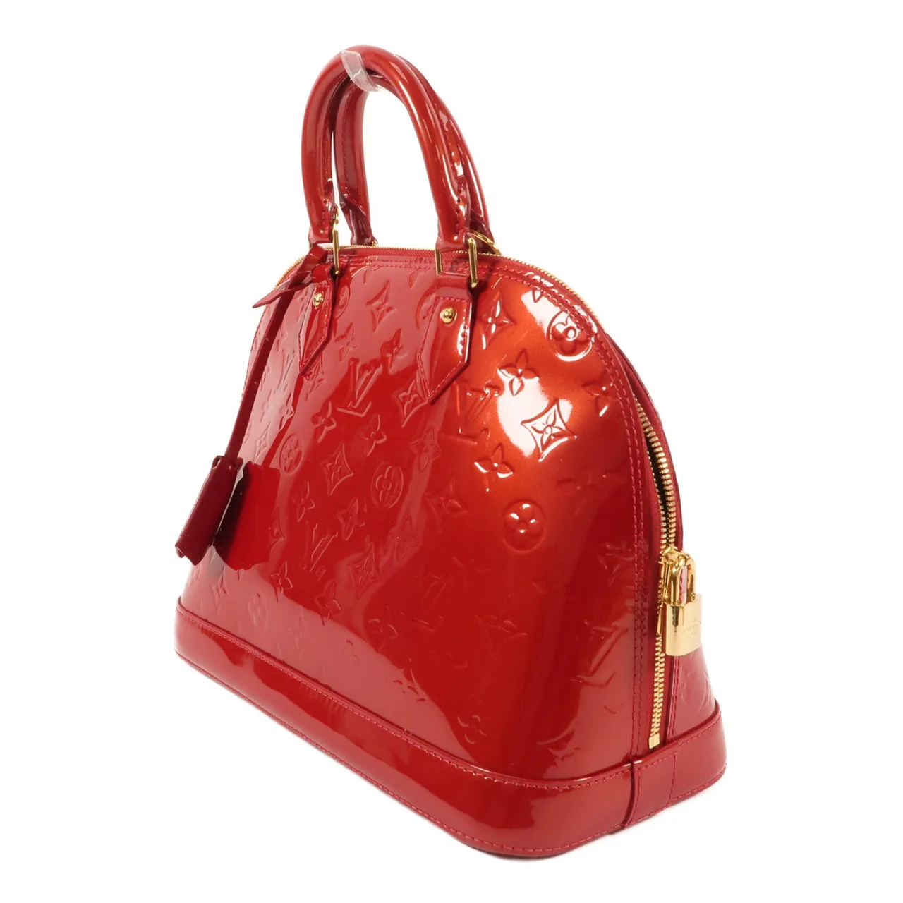 LOUIS VUITTON Alma M90096 Handbag Leather 紅色 / Red Leather Rank A - Thumbnail 2