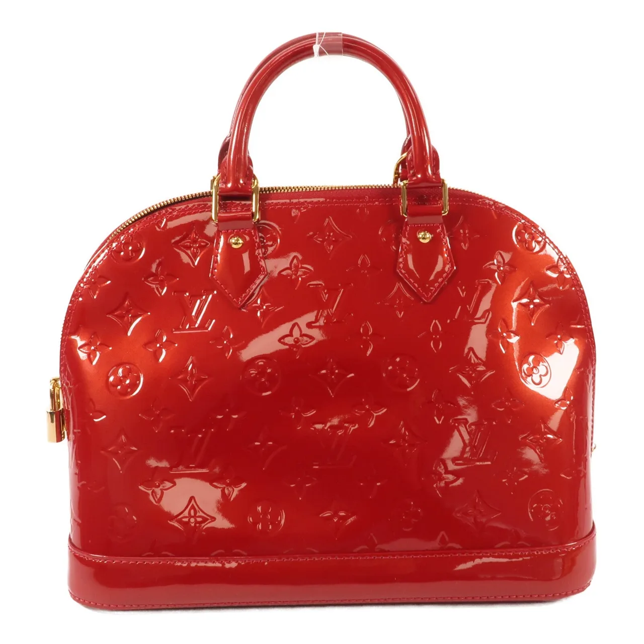 LOUIS VUITTON Alma M90096 Handbag Leather 紅色 / Red Leather Rank A - Thumbnail 3