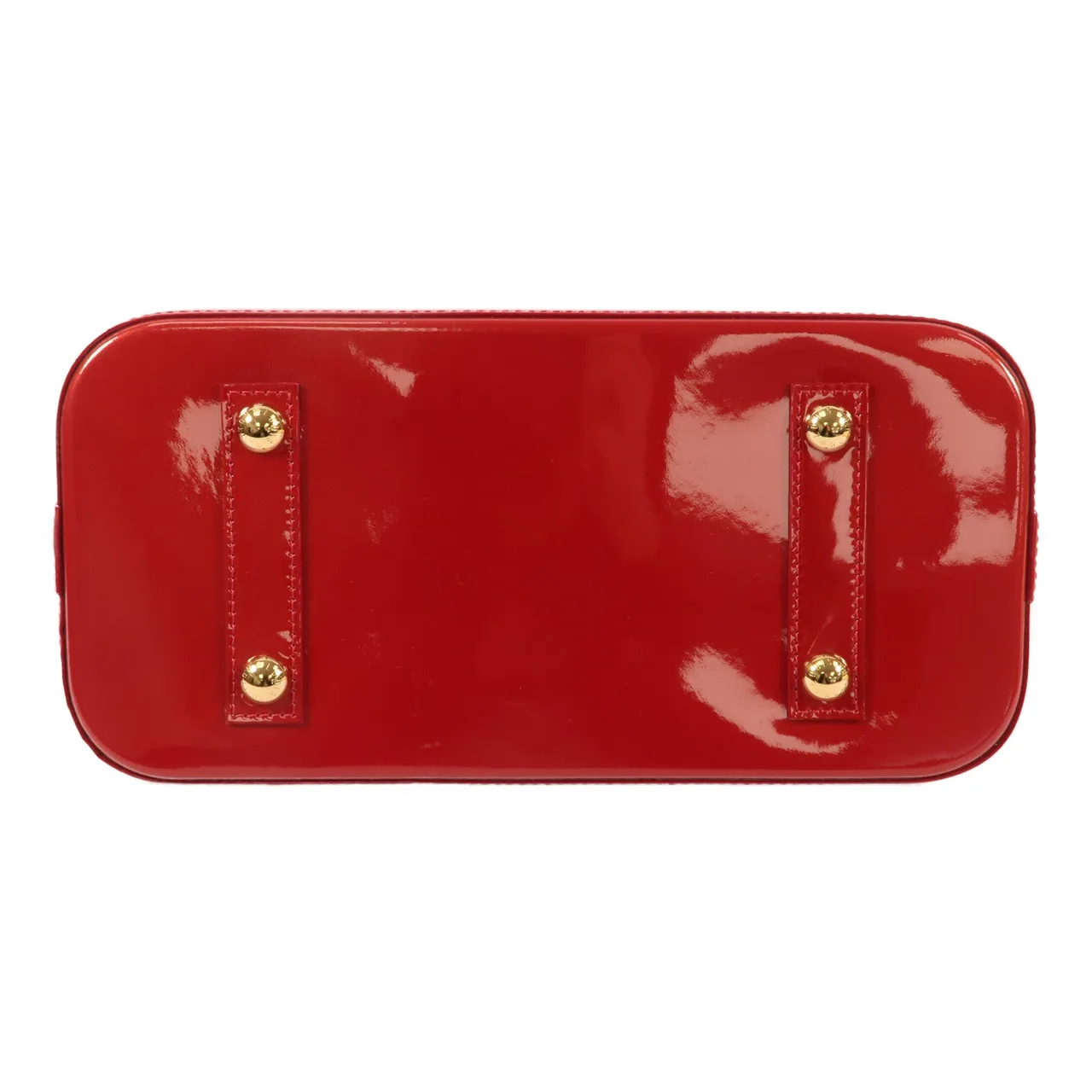 LOUIS VUITTON Alma M90096 Handbag Leather 紅色 / Red Leather Rank A - Thumbnail 4