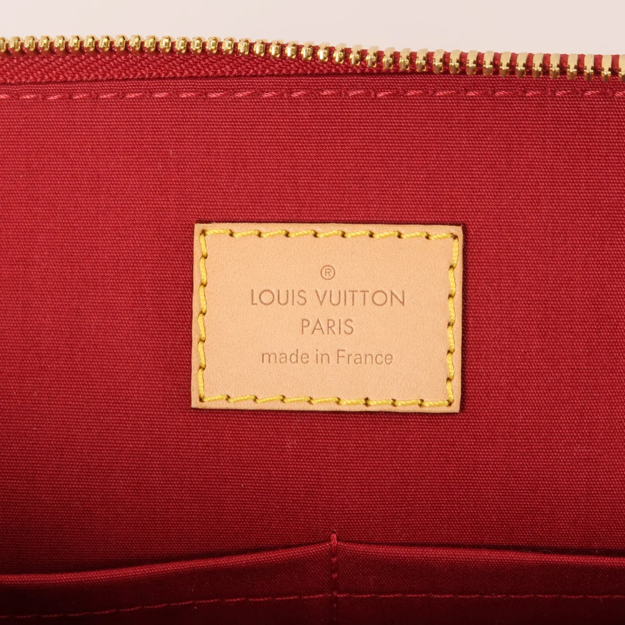 LOUIS VUITTON Alma M90096 Handbag Leather 紅色 / Red Leather Rank A - Thumbnail 14