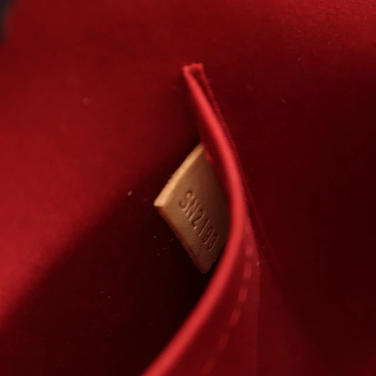 LOUIS VUITTON Alma M90096 Handbag Leather 紅色 / Red Leather Rank A - Thumbnail 16