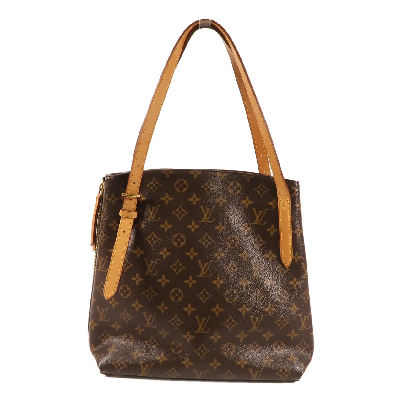 LOUIS VUITTON M41208 Shoulder Bag Coated Canvas 棕色 / Brown