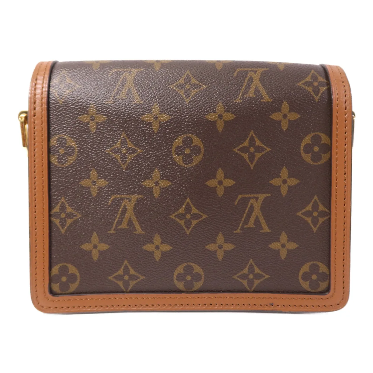 LOUIS VUITTON Mini Dauphine M45959 Shoulder Bag Coated Canvas 棕色 / Brown Coated Canvas Rank B - Thumbnail 2