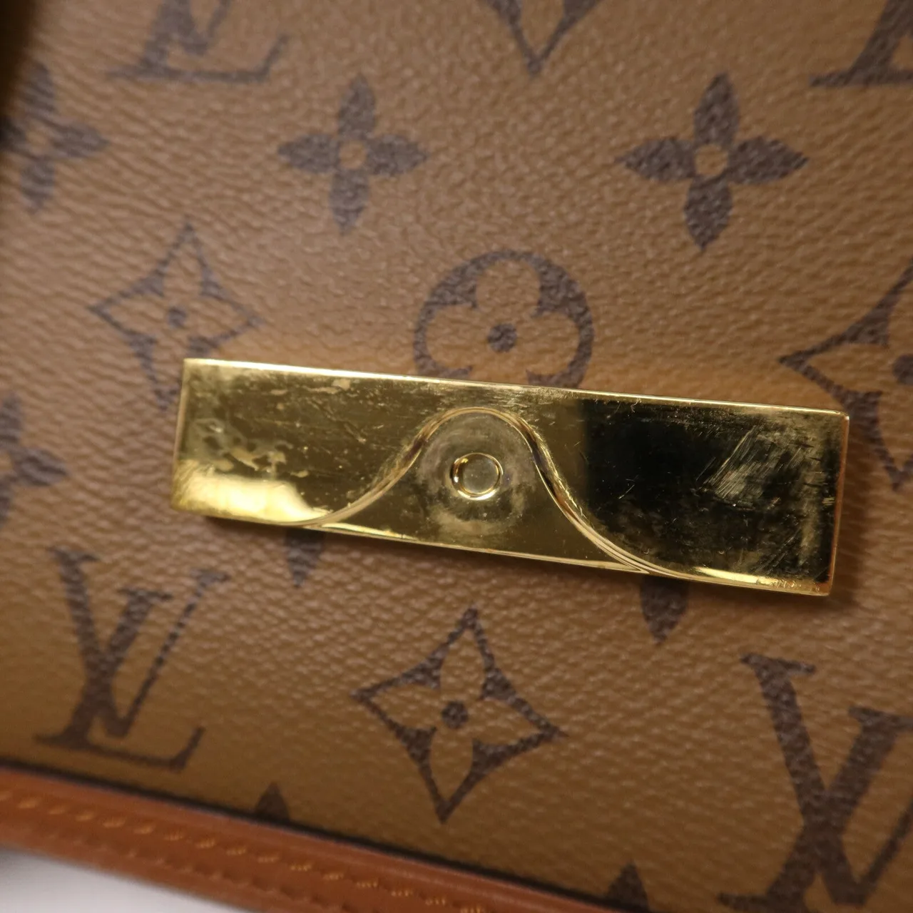 LOUIS VUITTON Mini Dauphine M45959 Shoulder Bag Coated Canvas 棕色 / Brown Coated Canvas Rank B - Thumbnail 8
