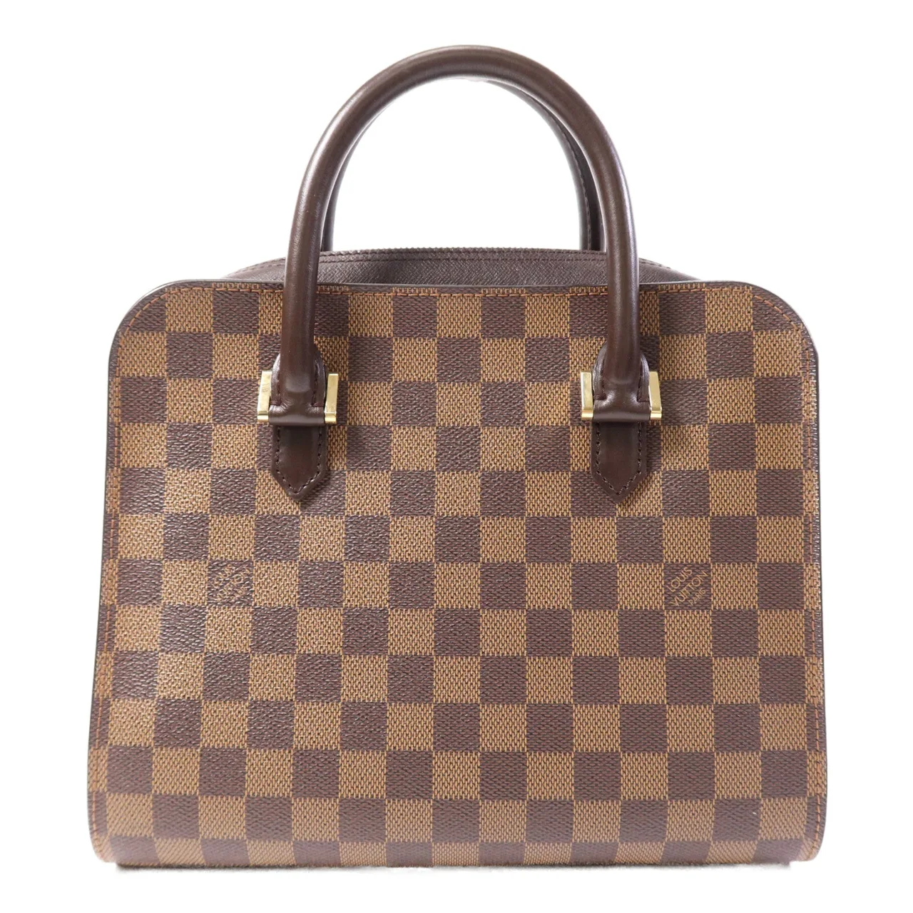 LOUIS VUITTON N51155 Handbag Coated Canvas 棕色 / Brown Coated Canvas Rank B - Thumbnail 2