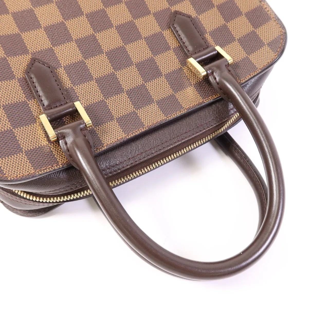 LOUIS VUITTON N51155 Handbag Coated Canvas 棕色 / Brown Coated Canvas Rank B - Thumbnail 9