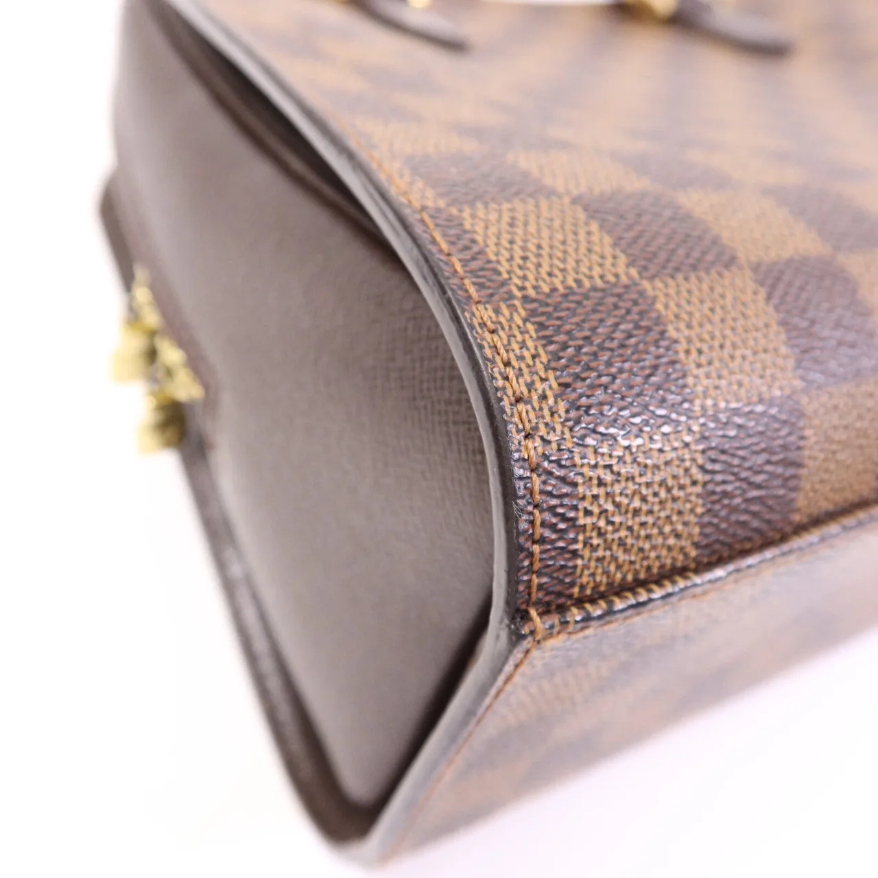 LOUIS VUITTON N51155 Handbag Coated Canvas 棕色 / Brown Coated Canvas Rank B - Thumbnail 11