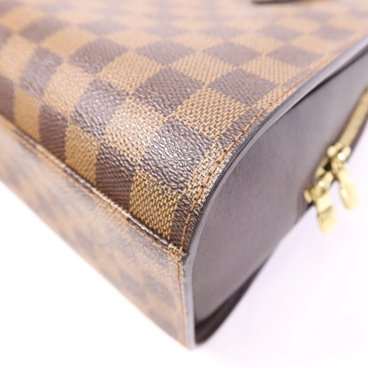 LOUIS VUITTON N51155 Handbag Coated Canvas 棕色 / Brown Coated Canvas Rank B - Thumbnail 12