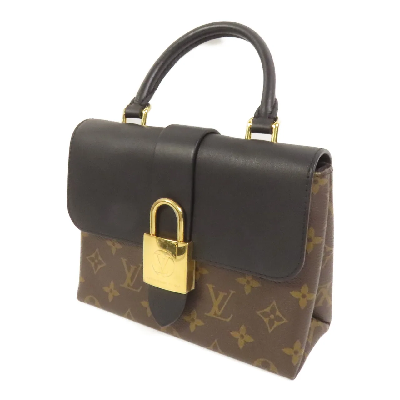 LOUIS VUITTON Locky M44141 2-Way Bag Coated Canvas 棕色 / 黑色 / Black Coated Canvas Rank A - Thumbnail 3