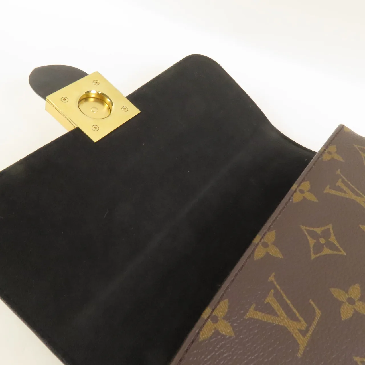 LOUIS VUITTON Locky M44141 2-Way Bag Coated Canvas 棕色 / 黑色 / Black Coated Canvas Rank A - Thumbnail 16