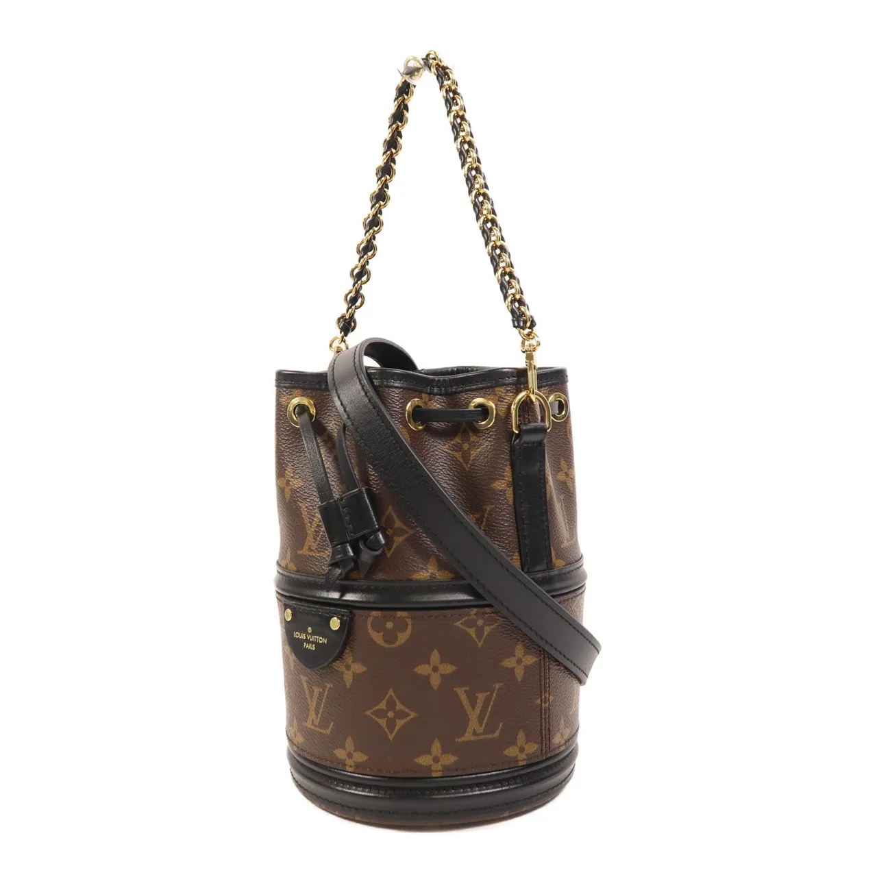 LOUIS VUITTON Noe M83480 2-Way Bag Coated Canvas 棕色 / 黑色 / Browe/Black Coated Canvas Rank A - Thumbnail 3