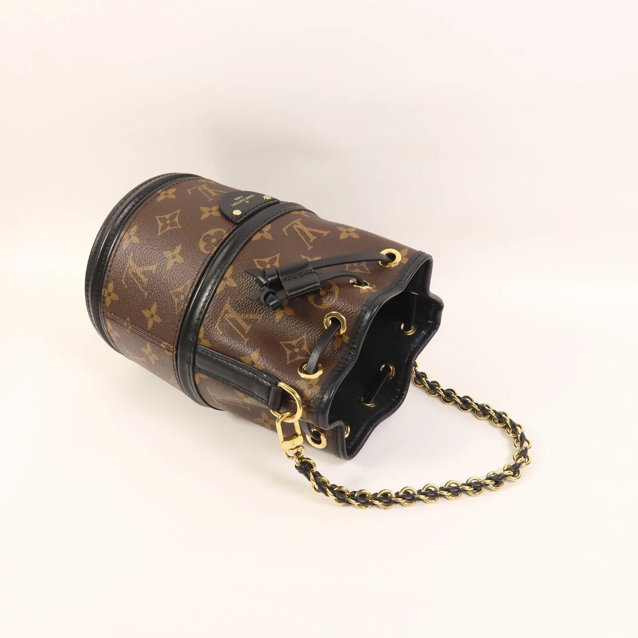 LOUIS VUITTON Noe M83480 2-Way Bag Coated Canvas 棕色 / 黑色 / Browe/Black Coated Canvas Rank A - Thumbnail 7