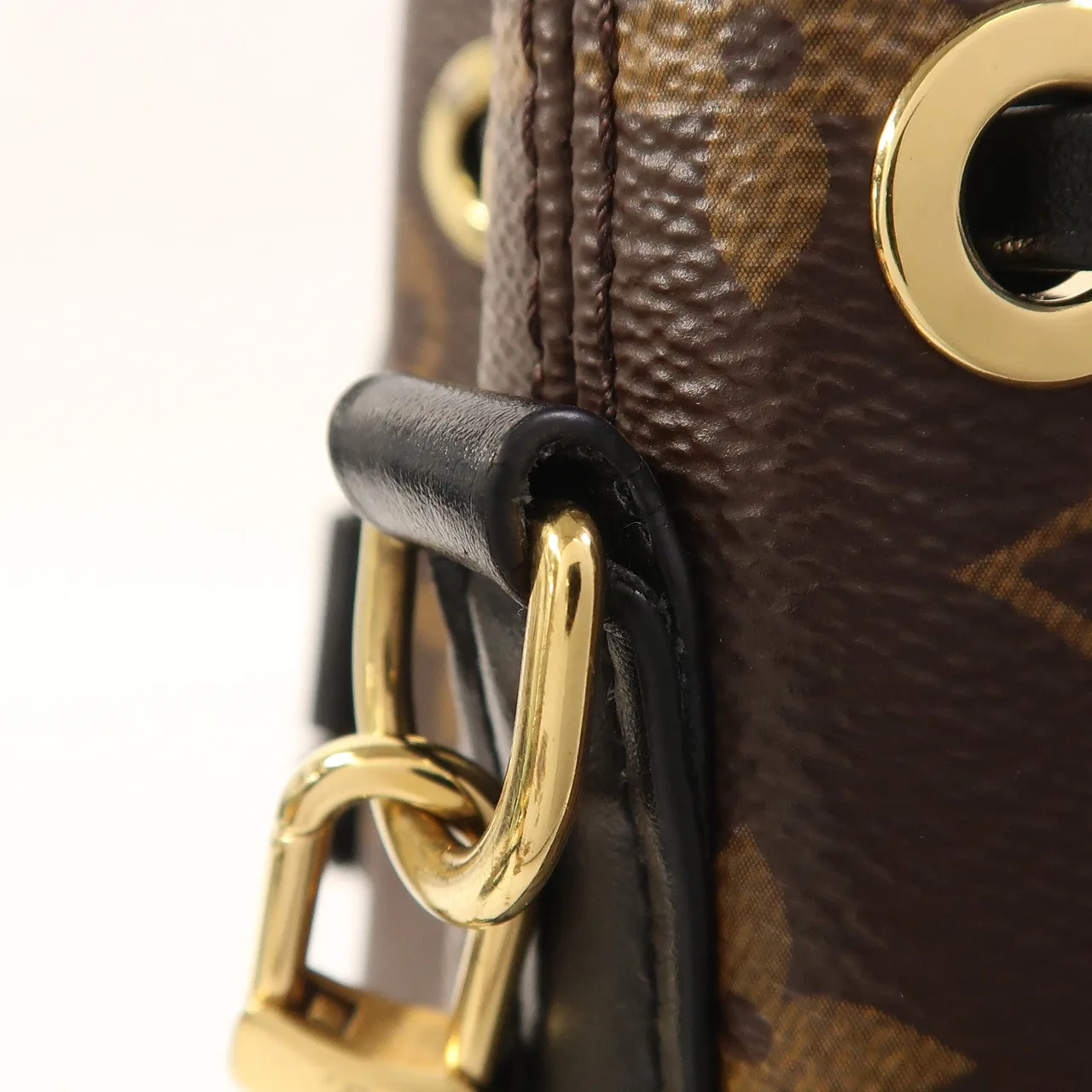 LOUIS VUITTON Noe M83480 2-Way Bag Coated Canvas 棕色 / 黑色 / Browe/Black Coated Canvas Rank A - Thumbnail 17