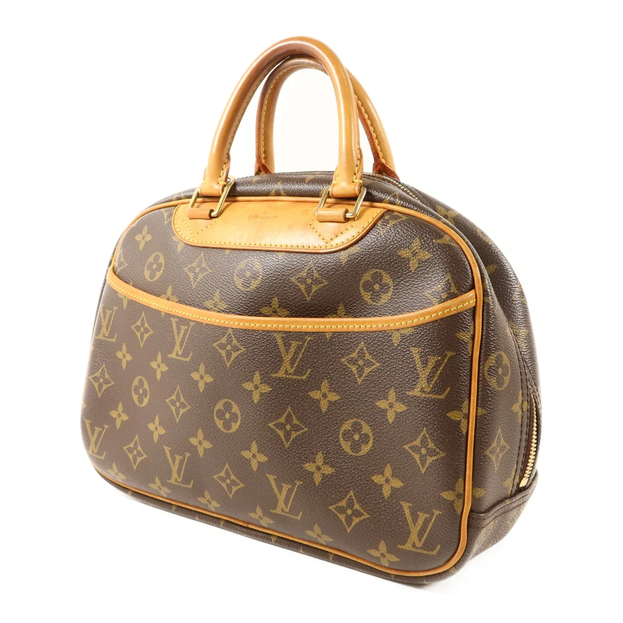 LOUIS VUITTON Trouville M42228 Handbag Coated Canvas 棕色 / Brown Coated Canvas Rank B - Thumbnail 3