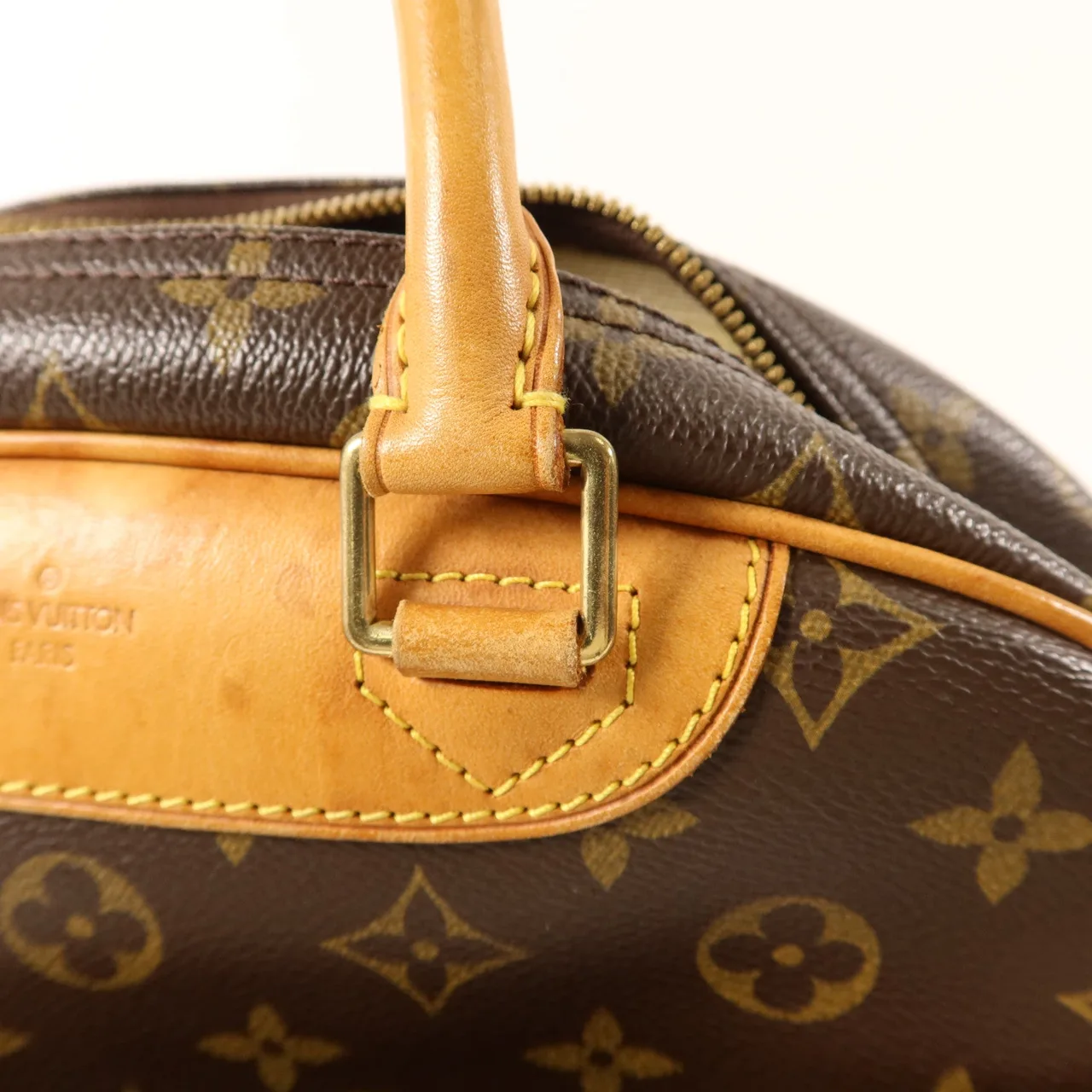 LOUIS VUITTON Trouville M42228 Handbag Coated Canvas 棕色 / Brown Coated Canvas Rank B - Thumbnail 9