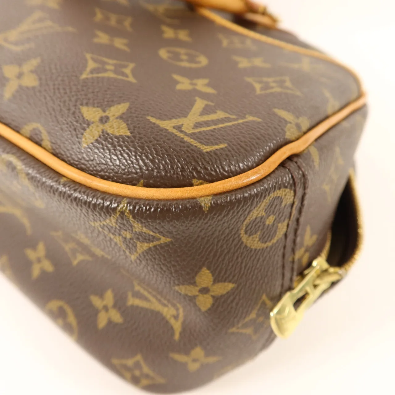 LOUIS VUITTON Trouville M42228 Handbag Coated Canvas 棕色 / Brown Coated Canvas Rank B - Thumbnail 11