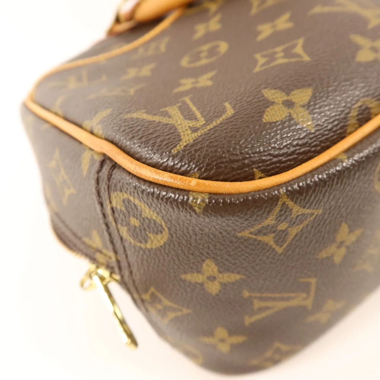 LOUIS VUITTON Trouville M42228 Handbag Coated Canvas 棕色 / Brown Coated Canvas Rank B - Thumbnail 12