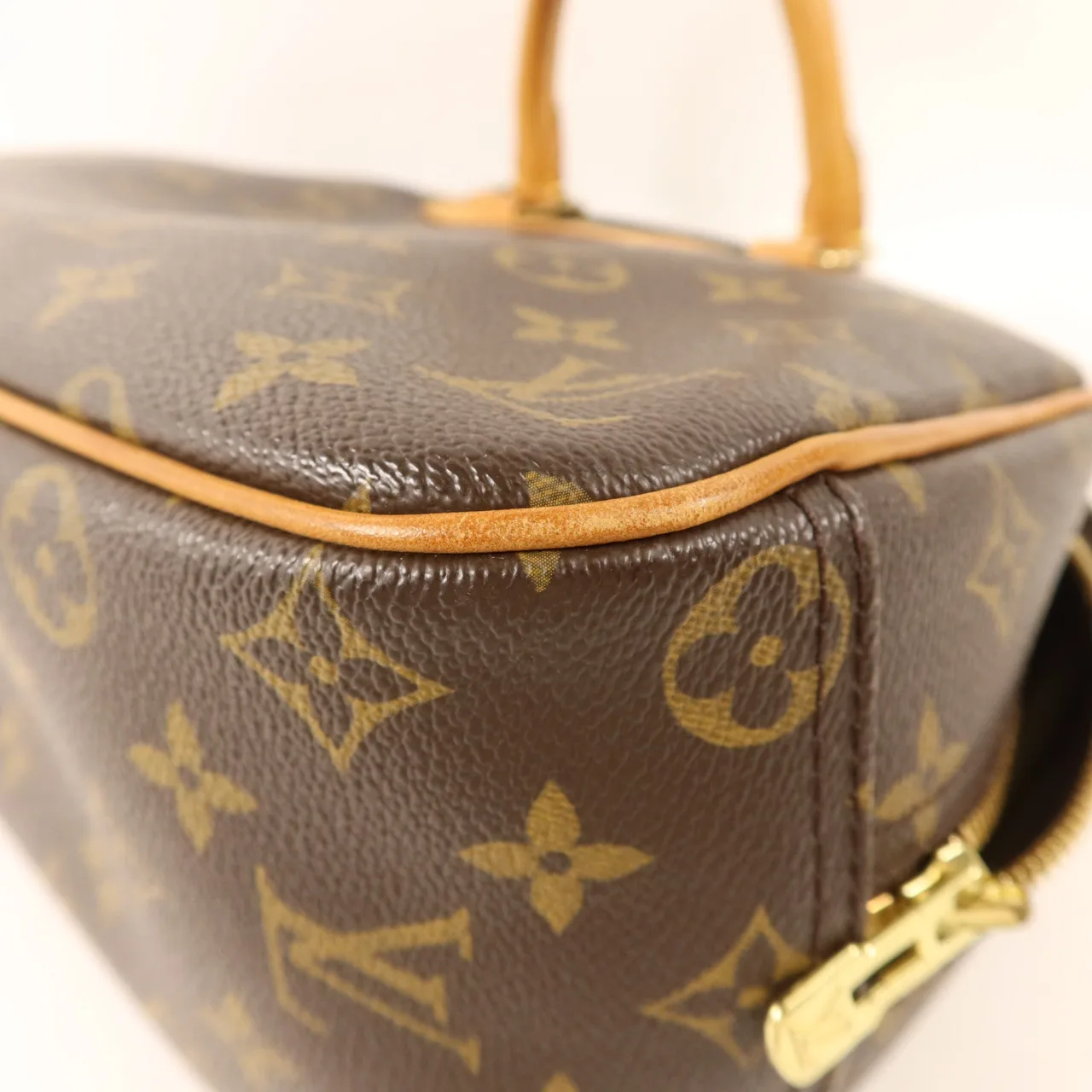 LOUIS VUITTON Trouville M42228 Handbag Coated Canvas 棕色 / Brown Coated Canvas Rank B - Thumbnail 13